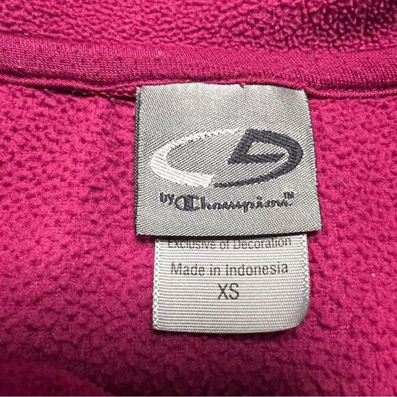 Champion Fleece Zip Up Jacket Size XS - Picture 3 of 7